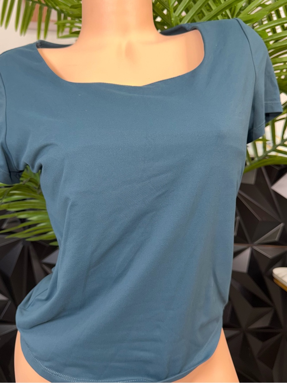 🔥👚Women’s Square Neck Tee in Teal